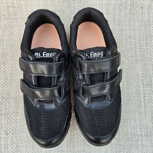 Mt. Emey 9702-1V Men’s Black Orthopedic Walking Shoes, Size 8.5, Width 4E/5E